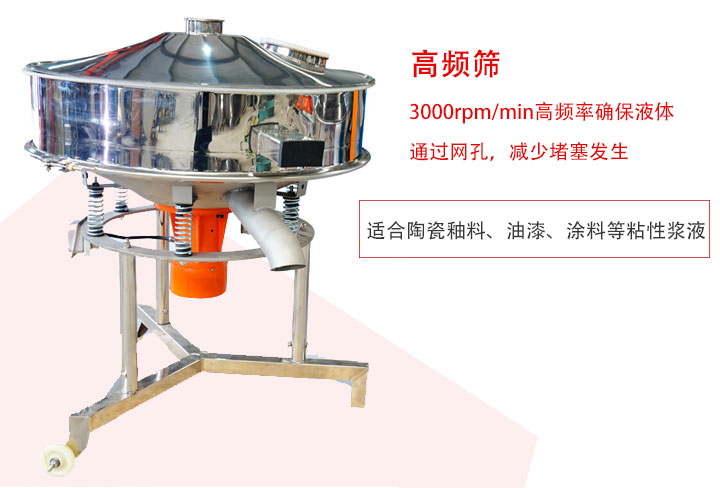 該產(chǎn)品是針對漿液過濾設(shè)計的一種高頻篩分機(jī)。