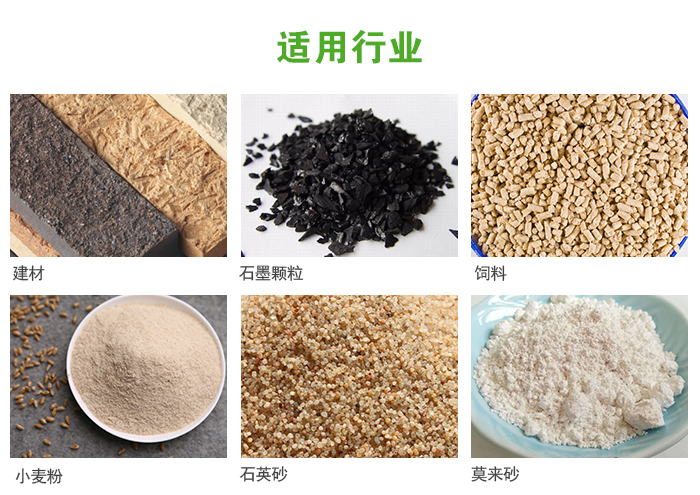 高頻振動篩主要用于化工，建材，石墨顆粒，飼料，小麥粉，石英砂，豆?jié){，果汁等各種物料的干法、濕法篩分、分級、脫水，過濾。
